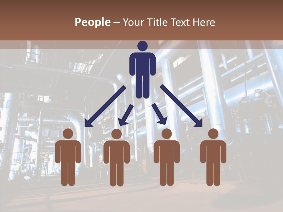 Engineer Production Oil Industry PowerPoint Template