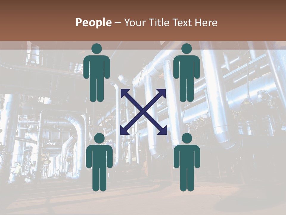 Engineer Production Oil Industry PowerPoint Template