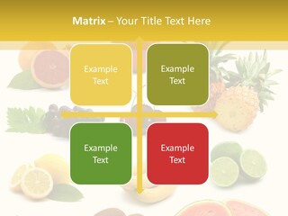Food Ingredient Slice PowerPoint Template