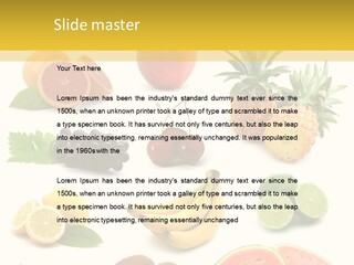 Food Ingredient Slice PowerPoint Template