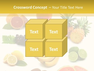 Food Ingredient Slice PowerPoint Template