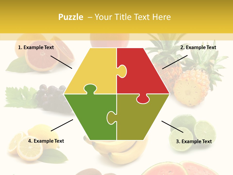 Food Ingredient Slice PowerPoint Template
