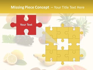Food Ingredient Slice PowerPoint Template