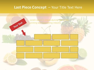 Food Ingredient Slice PowerPoint Template