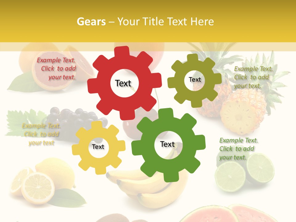 Food Ingredient Slice PowerPoint Template