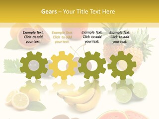 Food Ingredient Slice PowerPoint Template