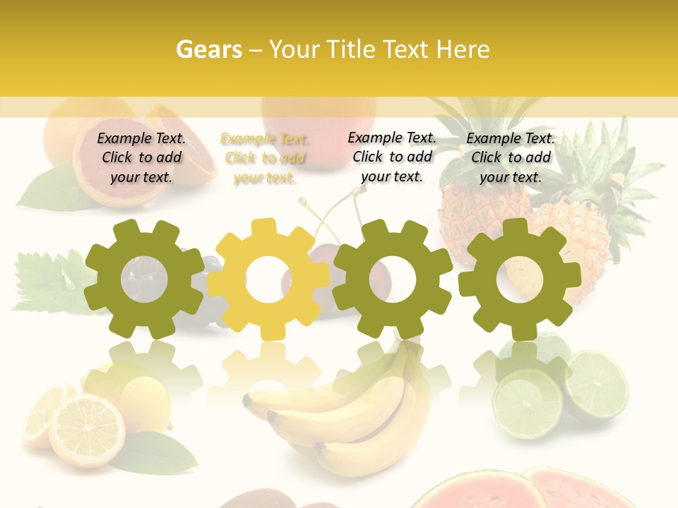 Food Ingredient Slice PowerPoint Template