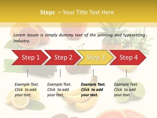 Food Ingredient Slice PowerPoint Template
