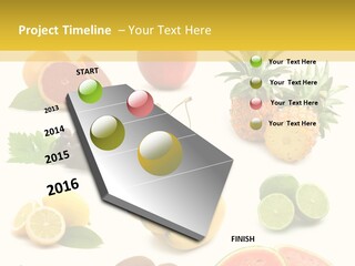 Food Ingredient Slice PowerPoint Template