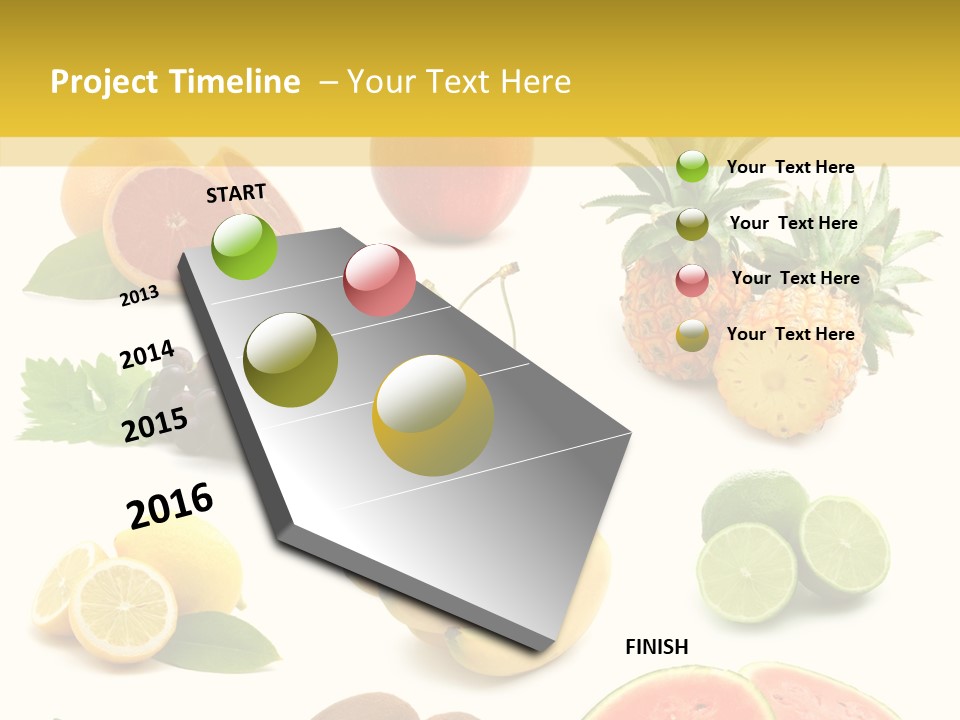 Food Ingredient Slice PowerPoint Template