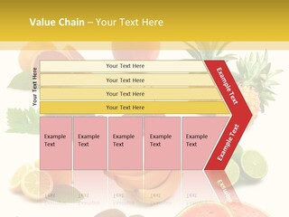 Food Ingredient Slice PowerPoint Template