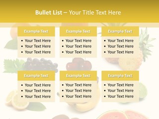 Food Ingredient Slice PowerPoint Template