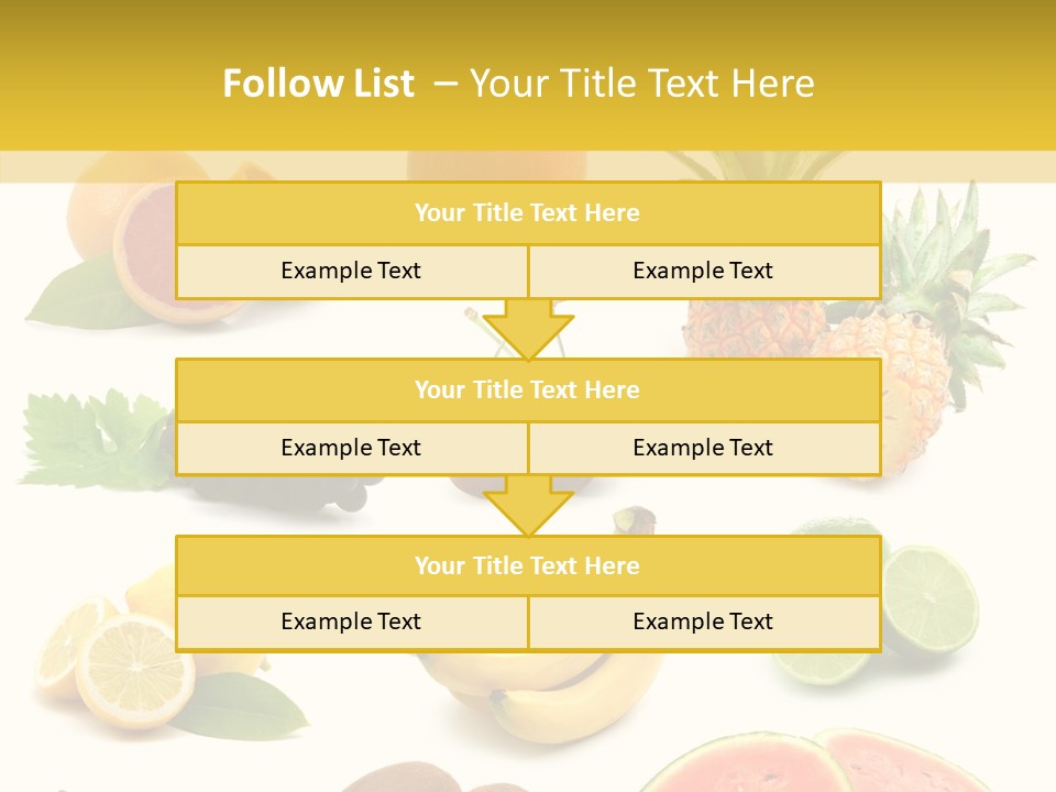 Food Ingredient Slice PowerPoint Template