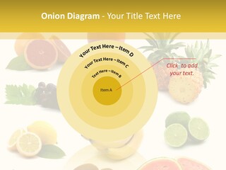 Food Ingredient Slice PowerPoint Template