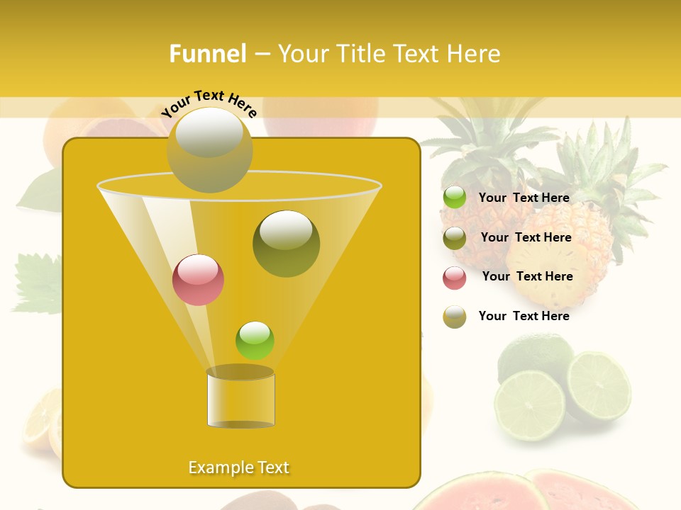 Food Ingredient Slice PowerPoint Template