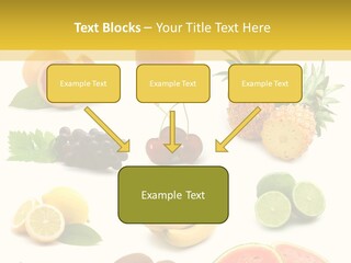 Food Ingredient Slice PowerPoint Template