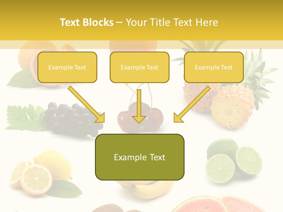 Food Ingredient Slice PowerPoint Template