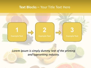 Food Ingredient Slice PowerPoint Template