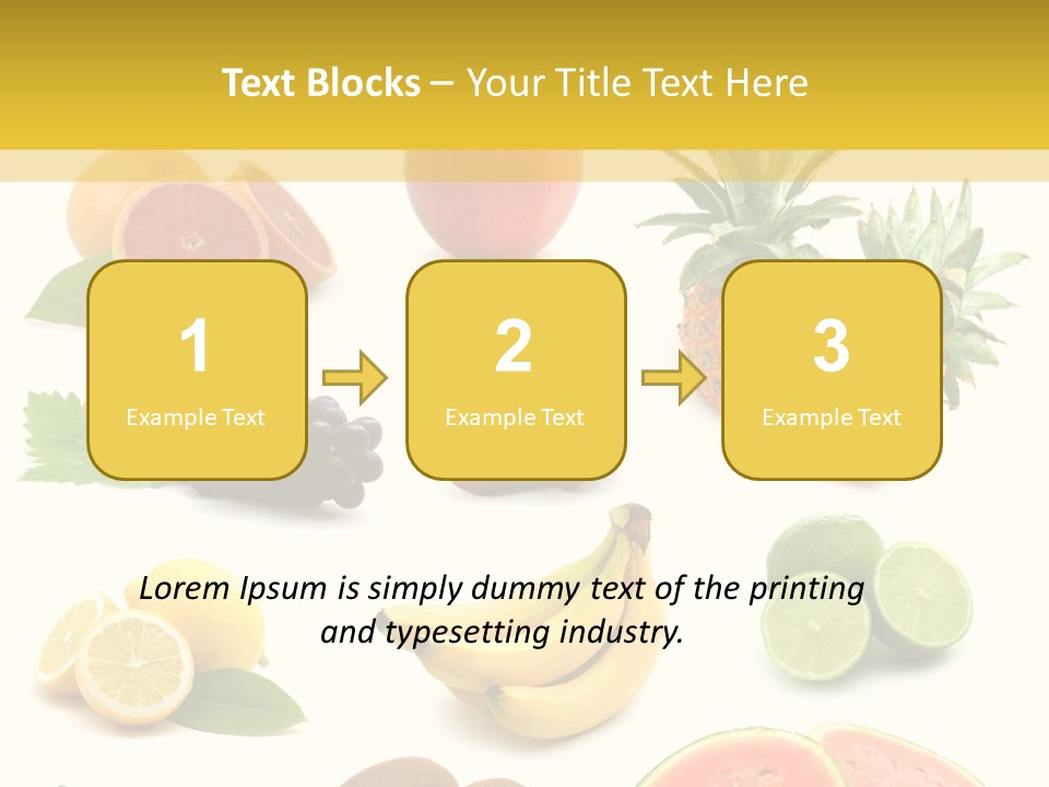 Food Ingredient Slice PowerPoint Template