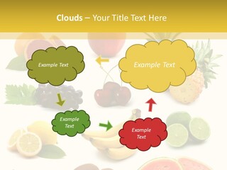 Food Ingredient Slice PowerPoint Template