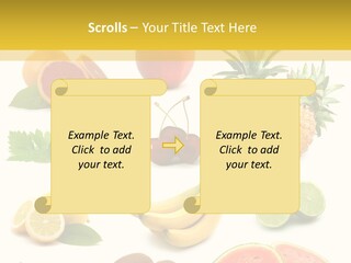 Food Ingredient Slice PowerPoint Template