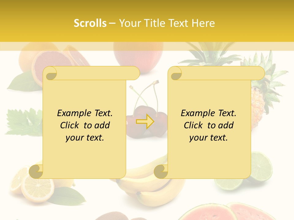 Food Ingredient Slice PowerPoint Template
