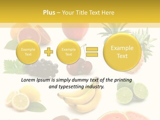 Food Ingredient Slice PowerPoint Template