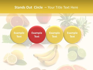 Food Ingredient Slice PowerPoint Template