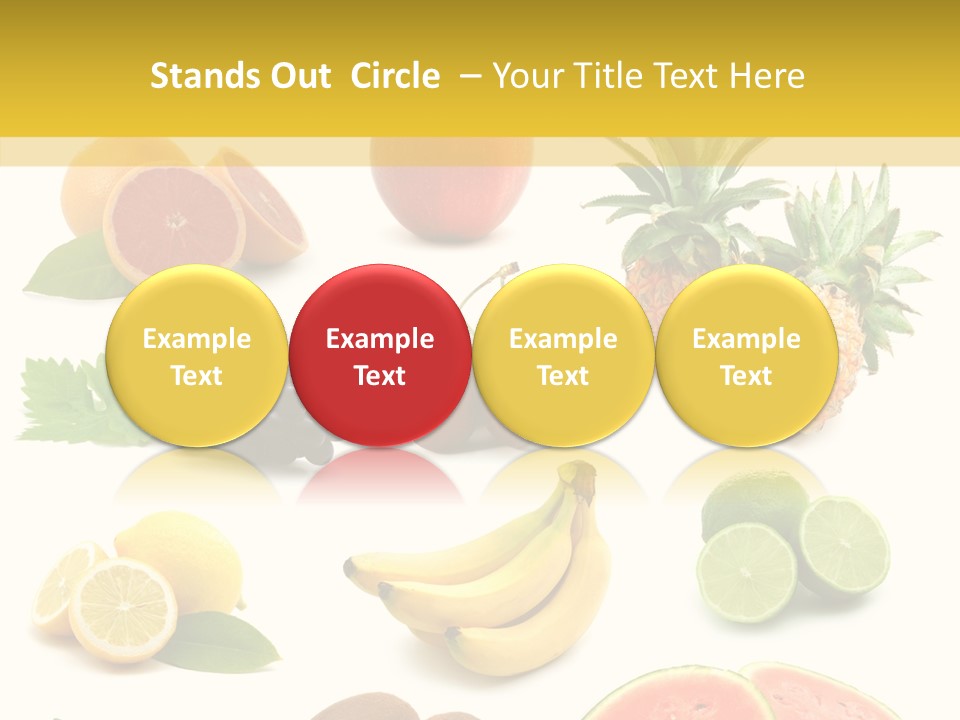 Food Ingredient Slice PowerPoint Template