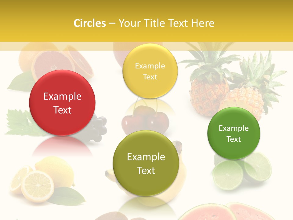 Food Ingredient Slice PowerPoint Template