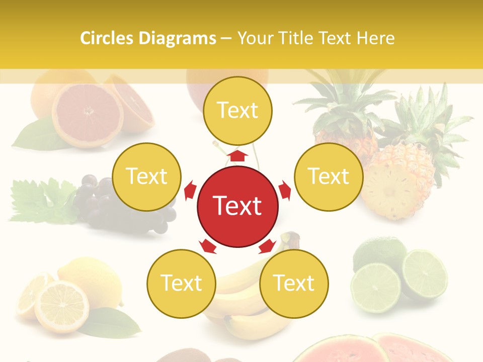 Food Ingredient Slice PowerPoint Template