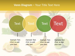 Food Ingredient Slice PowerPoint Template
