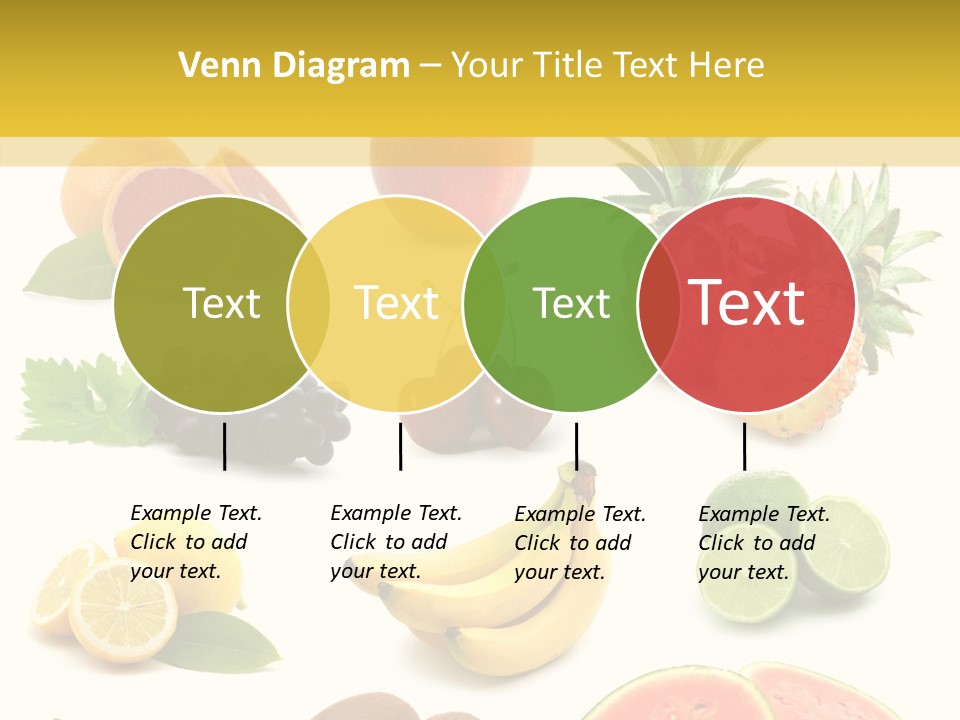 Food Ingredient Slice PowerPoint Template