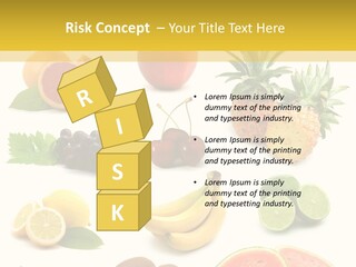 Food Ingredient Slice PowerPoint Template