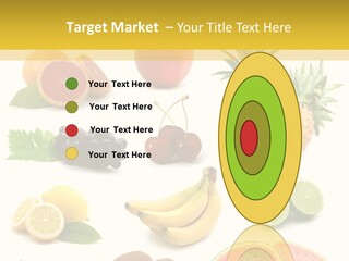 Food Ingredient Slice PowerPoint Template