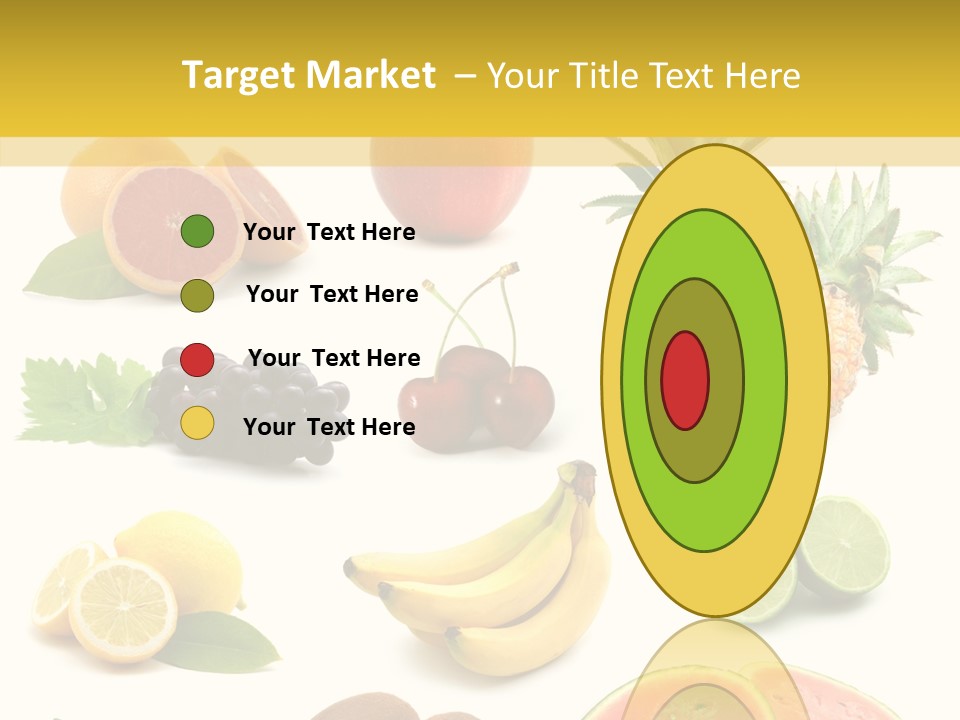 Food Ingredient Slice PowerPoint Template
