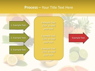 Food Ingredient Slice PowerPoint Template