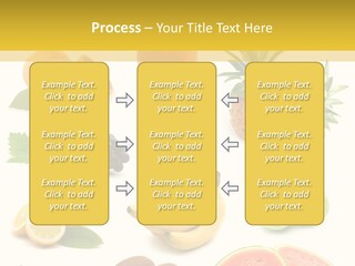 Food Ingredient Slice PowerPoint Template