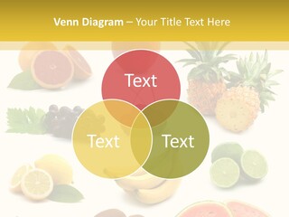 Food Ingredient Slice PowerPoint Template