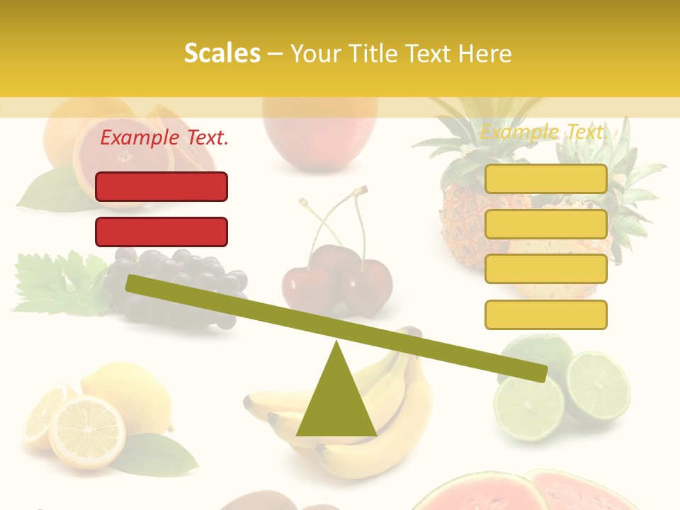 Food Ingredient Slice PowerPoint Template