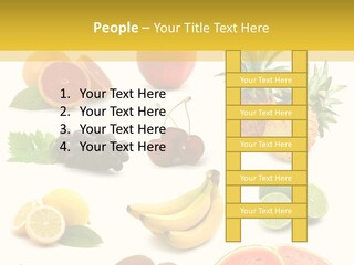 Food Ingredient Slice PowerPoint Template