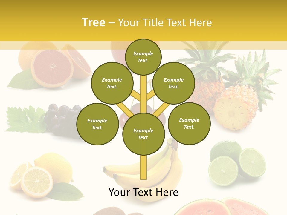 Food Ingredient Slice PowerPoint Template