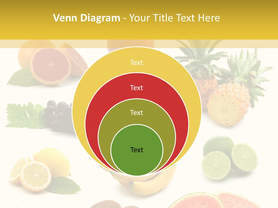 Food Ingredient Slice PowerPoint Template