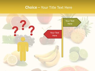Food Ingredient Slice PowerPoint Template