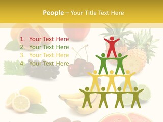 Food Ingredient Slice PowerPoint Template