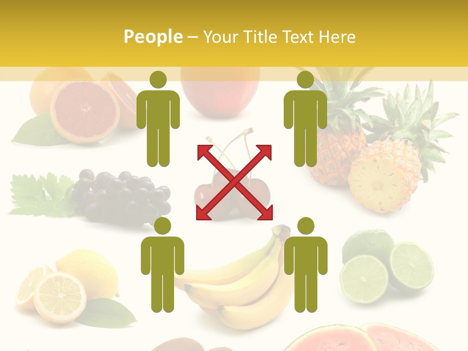 Food Ingredient Slice PowerPoint Template