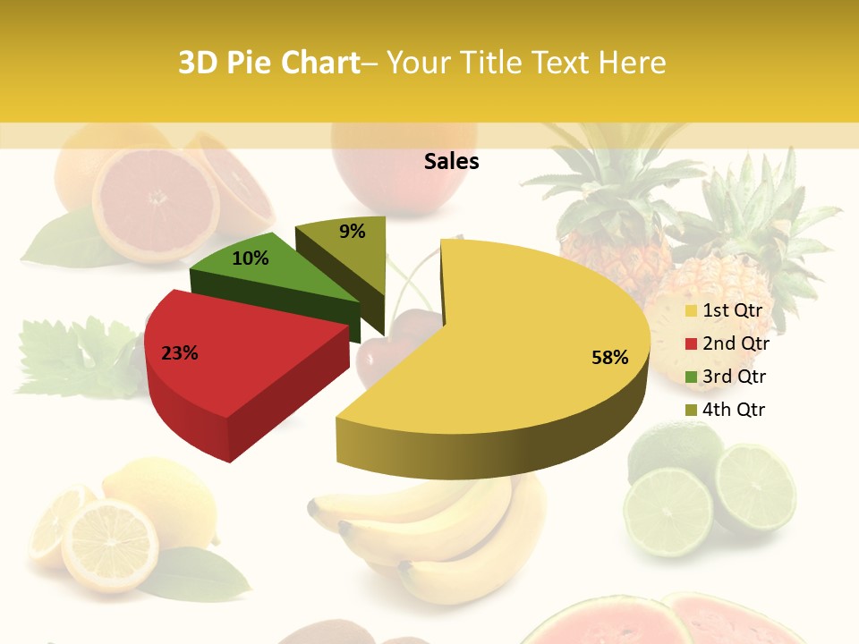 Food Ingredient Slice PowerPoint Template
