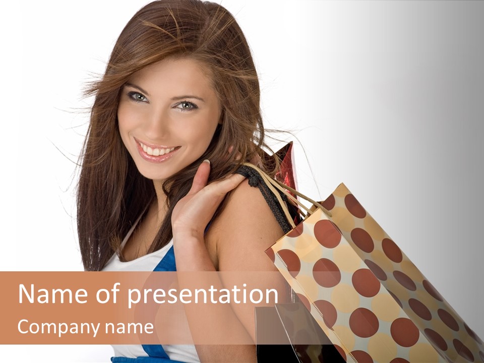 Hot Bag Fashion PowerPoint Template