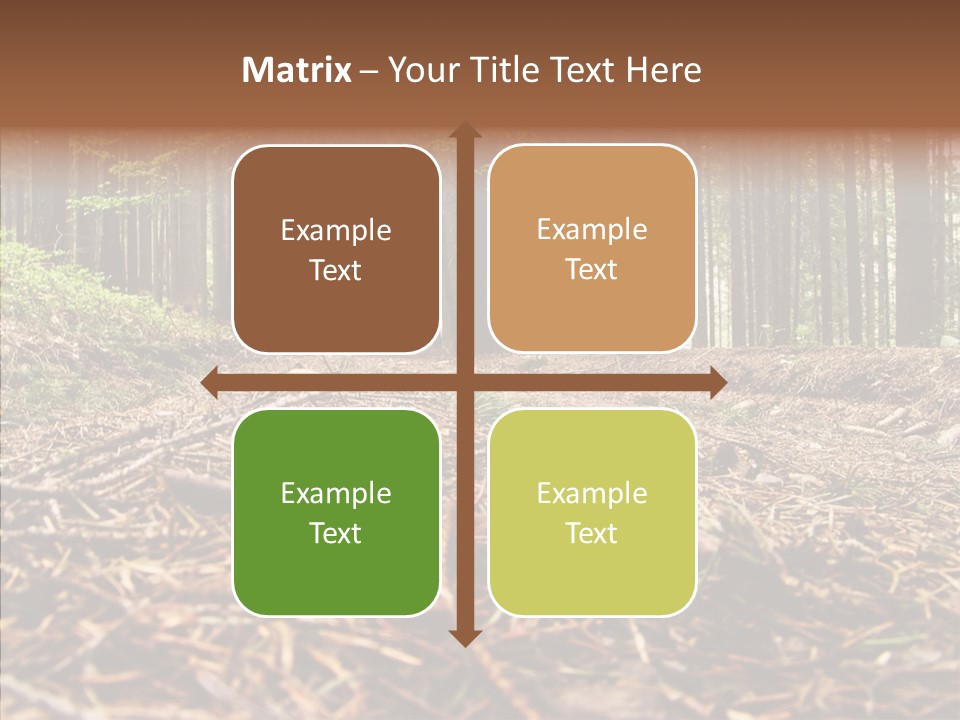 Dramatic Picturesque Trail PowerPoint Template