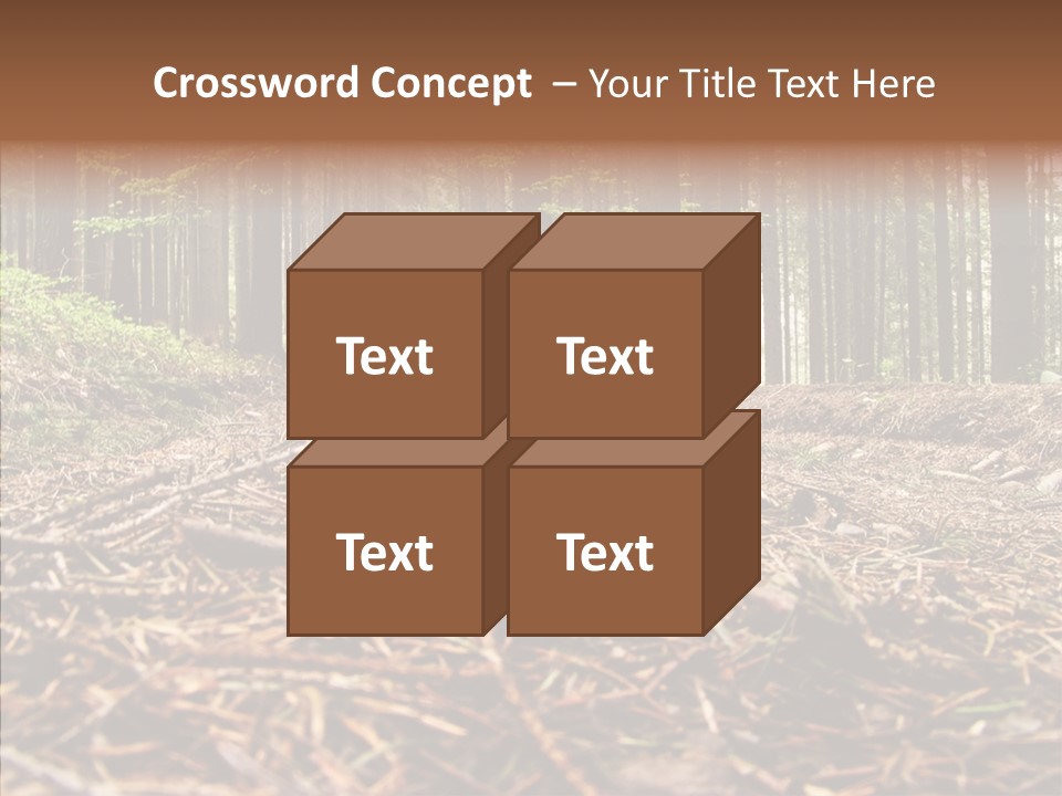 Dramatic Picturesque Trail PowerPoint Template